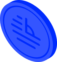 dark blue coin icon